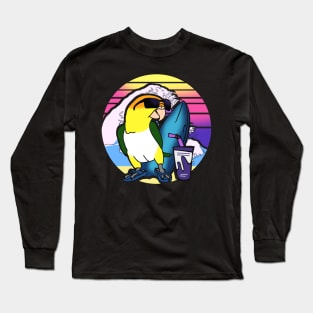 surfing caique summer doodle Long Sleeve T-Shirt